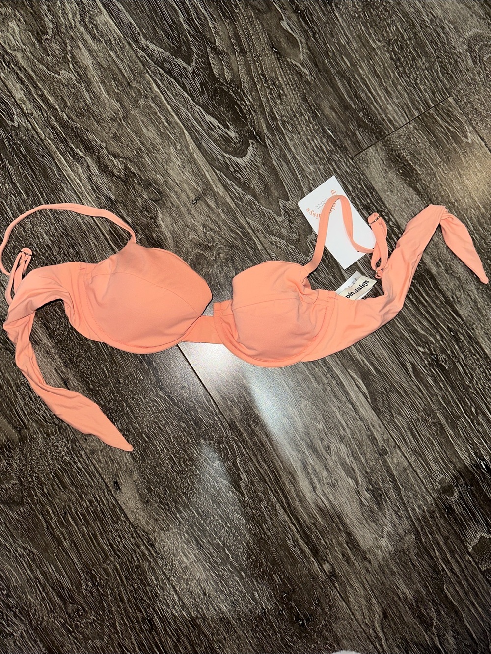 Dippin Daisys Peach Bikini Top